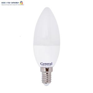 Лампа свеча GLDEN-CF-7-230-E14-2700