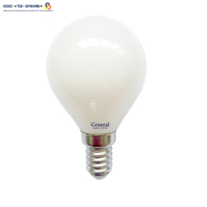 Лампа GLDEN-G45S-M-6-230-E14-2700