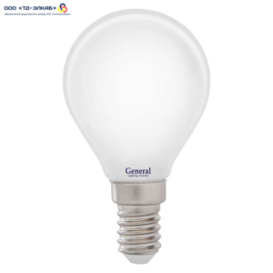 Лампа GLDEN-G45S-M-6-230-E14-6500