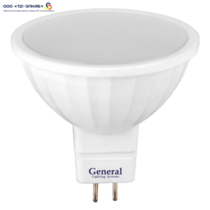 Лампа GLDEN-MR16-10-230-GU5.3-6500