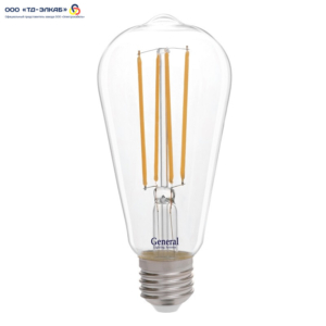 Лампа GLDEN-ST64S-10-230-E27-4500