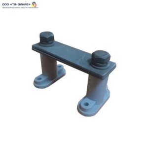 Держатель для полосы с пластиковым изолятором