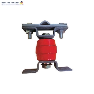 Держатель для прута 8-10 мм и полосы 25-40 мм изолированный