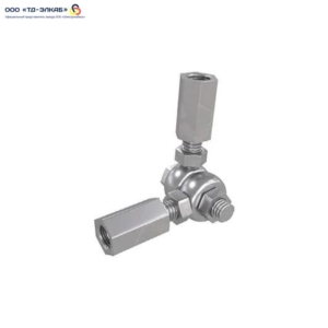 Монтажный кронштейн для крепления молниеприемника на наклонной поверхности