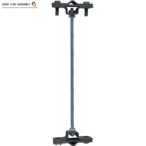 Проходная точка заземления для полосы и прута