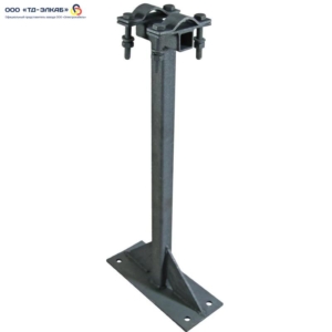 Универсальный держатель мачты молниеприемника к стене l500